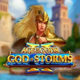 Age Of The Gods: God Of Storms 2 logo – Slots by Playtech at R2pbet Casino